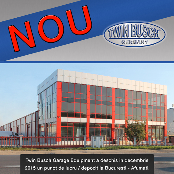 Twin Busch Germany Garage Equimpent - Filiala Bucuresti Afumati