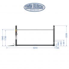 4 post double parking lift - 3.6 t