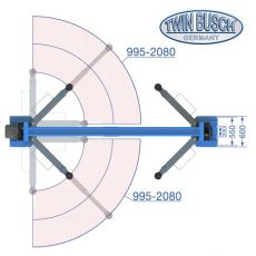 Elevator cu 2 coloane 6 tone - Podea Libera - TW260B4.5-400
