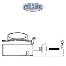 Mașină de echilibrat roți - acționare manuală - semi‑automată – TWF‑100