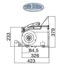 Mașină de echilibrat roți - acționare manuală - semi‑automată – TWF‑100