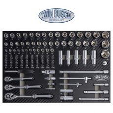 Carucior de scule profesional cu 7 sertare - echipat - TWW7G-4