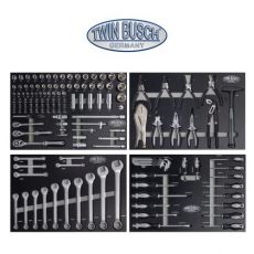 Carucior de scule profesional cu 7 sertare - echipat - TWW7G-4